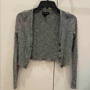 Streetwear Society Heather Gray Cardigan